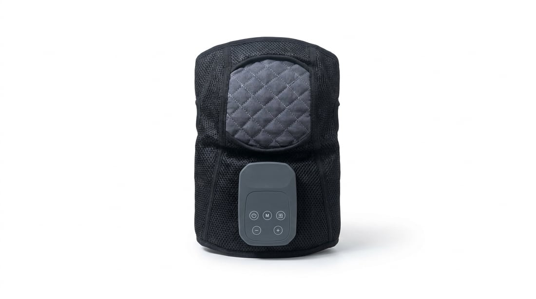 EVURON VectaTech Pro compression wrap shown front-on, with the detachable controller seated in its housing.
